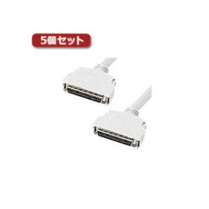 サンワサプライ 【5個セット】 サンワサプライ SCSIケーブル KB-SPP06KX5｜murauchi3