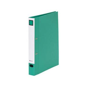 KING JIM 【10個セット】 KING JIM キングジム Dリングファイル(脱着)A4S 緑...