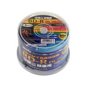 HIDISC  6個セット HIDISC 録画用BD-R DL 50GB 1-6倍速対応 50枚 HDBDRDL260RP50X6｜murauchi3