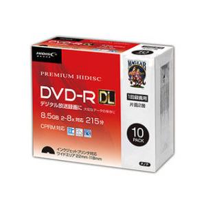 HIDISC 10個セット HIDISC DVD-R DL 8倍速対応 8.5GB 1回 CPRM対...