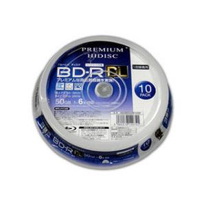 HIDISC 20個セット PREMIUM HIDISC BD-R DL 1回録画 6倍速 50GB 10枚 スピンドルケース HDVBR50RP10SPX20｜murauchi3