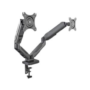 JAPANNEXT ジャパンネクスト モニターアーム ガス式 2画面 クランプ対応 15-32インチ...