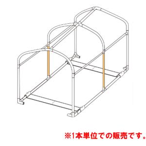 ドッペルギャンガー Doppelganger  【代引不可】バイクガレージ2500 交換用縦パイプ（中央） オレンジ DCC538-P2｜murauchi3