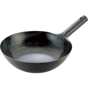 　 山田　鉄打出　北京鍋（板厚1.2mm）42cm