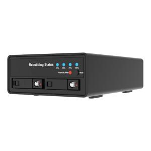 RAIDON TECHNOLOGY 2Bay M.2 NVMe SSD RAID外付ストレージ M....