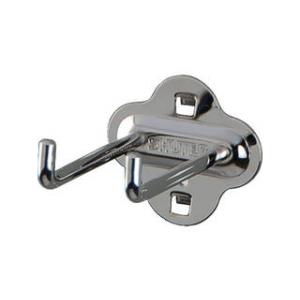 SHUTER/シューターエンタープライズ パンチングパネル用L字フックダブル 80mm(10個入り)...