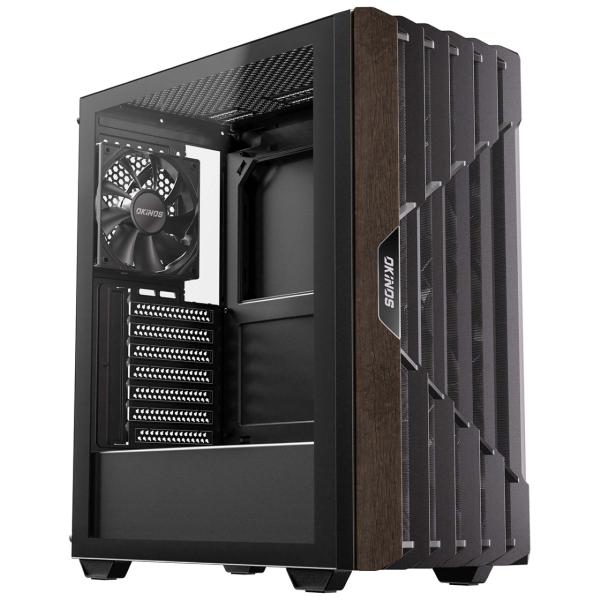 Okinos ATX対応ミドルタワーPCケース ファン4個標準搭載 ブラック Cypress 5 A...