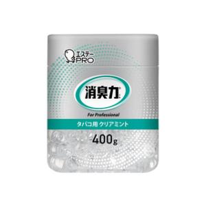 S.T. エステー  消臭力業務用ビーズタイプ(400ｇ) クリアミント(喫煙室用)