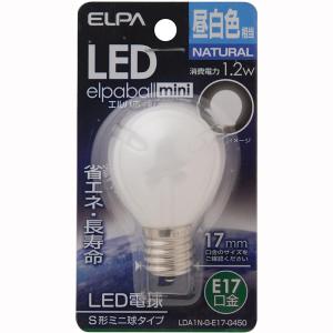 ELPA LED電球 S型 E17 LDA1L-G-E17-G451 : webby shop - 通販 - Yahoo
