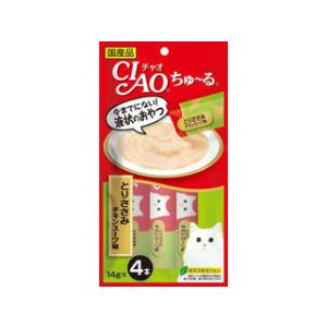 INABA いなばペットフード CIAO ちゅ〜る とりささみ チキンスープ味 14g×4本