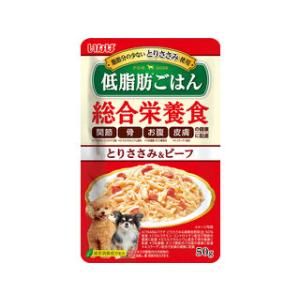 INABA いなばペットフード いなば 低脂肪ごはん とりささみ＆ビーフ 50g