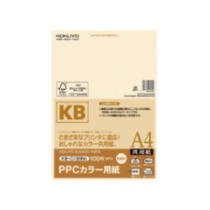 KOKUYO/コクヨ  KB-C139NS PPCカラー用紙(共用紙)FSC認証A4 100枚 アイボリー｜murauchi3