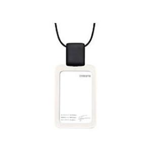 trystrams  IDカードホルダーSMOOTHSTYLE ストラップ縦 THF-MG02W ホワイト