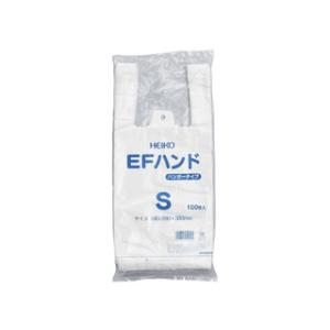 シモジマ レジ袋 EFハンドS 乳白 100枚入...の商品画像