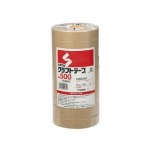 SEKISUI/セキスイ  クラフトテープ NO.500 25×50 （10巻入り） K50X01 No.500｜murauchi3