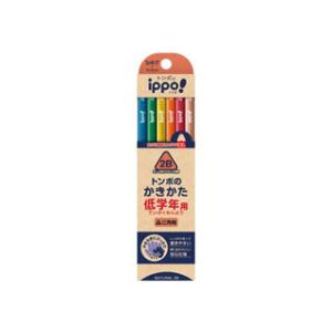 Tombow/トンボ鉛筆 低学年用かきかたえんぴつ 三角軸 2B ナチュラル MP-SENN04-2B