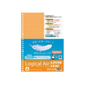 ナカバヤシ ロジカルエアー ルーズリーフ Ａ４ Ａ罫 50枚 LL-A402A