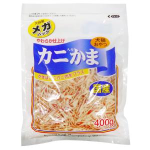 フジサワ カニ入りかま メガパック 400g おやつ 猫 かにかま 猫用