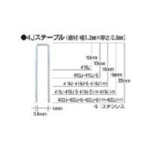 MAX マックス  タッカ用ステンレスステープル 肩幅4mm 長さ16mm 5000本入り 416J-S｜murauchi3