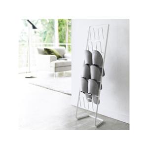 YAMAZAKI 山崎実業 スリッパラック　フレーム　６足用　スリム　ホワイト