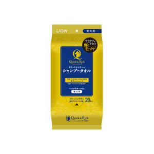 LION PET ライオン商事 Quick＆Rich トリートメントインシャンプータオル 愛犬用 2...