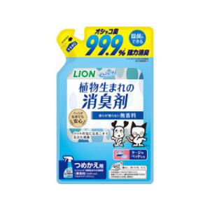 LION PET ライオン商事 シュシュット！植物生まれの消臭剤 無香料 つめかえ用 320ml