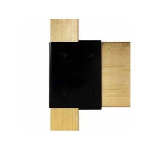 WAKI/和気産業  Walist/ウォリスト 補強金具 エンド 黒 WAT-009