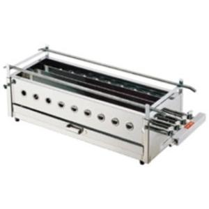 ステンレス製四本パイプ焼台〔小） ＬＰガス 業務用 焼き鳥器 業務用 やきとり器 四本パイプ焼台 小 LPガス プロパン（9