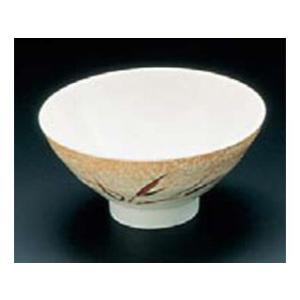 　 メラミン「紅志野」茶碗ＶＳ−７６０２