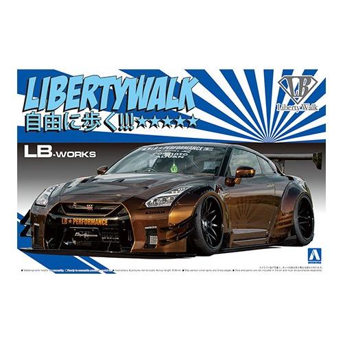 AOSHIMA アオシマ  1/24 リバティーウォーク No.12 LB★ワークス R35 GT-...