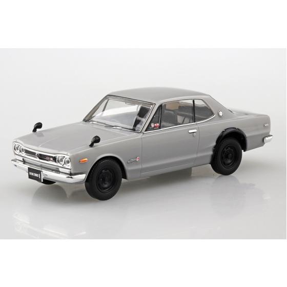 AOSHIMA アオシマ 楽プラ スナップキット No.16-SV ニッサン C10 スカイライン ...