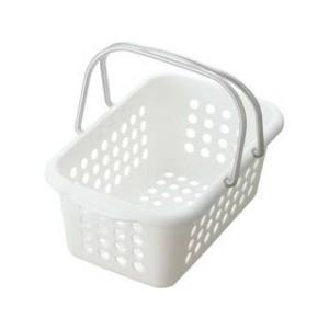 inomata イノマタ化学 小物 収納 ファインバスケット ホワイト 4495 25.0× 16.7× 9.9cm