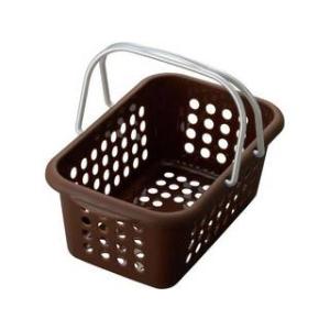 inomata イノマタ化学 小物 収納 ファインバスケット ブラウン 4495 25.0× 16.7× 9.9cm