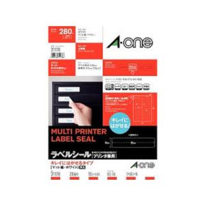 A・one エーワン ラベルシール プリンタ兼用 A4判 28面 四辺余白付 角丸 31178