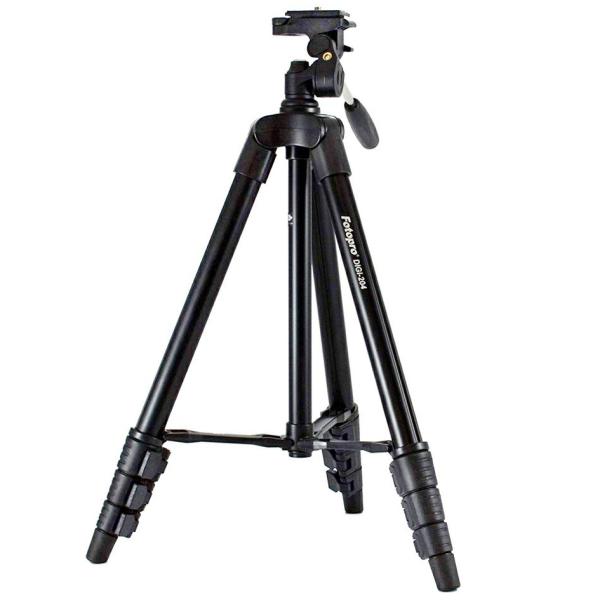 Fotopro フォトプロ Fotopro DIGI-204BK(ブラック) 4段コンパクトアルミ三...