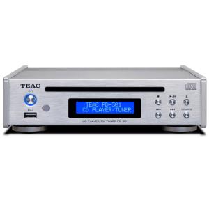 TEAC ティアック  PD-301-X/S(シルバー)　ワイドFMチューナー搭載CDプレーヤー