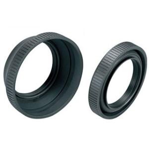 UN ユーエヌ UN-5124　ラバーレンズフード（折りたたみ式）24mm