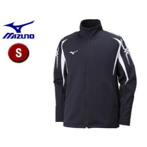 ミズノ mizuno  32JC8001-09 ＭＣＢ　ウォームアップシャツ 【S】 （ブラック×ホワイト）｜murauchi3