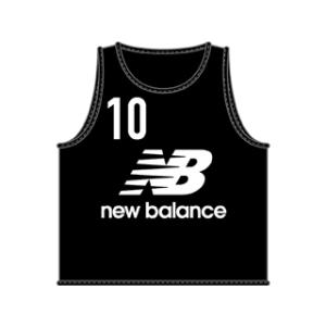 ニューバランス newbalance  【10枚セット】ビブス 【ブラック】 JMTF0505