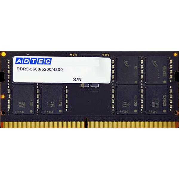 ADTEC アドテック ノートPC用メモリ DDR5-5600 SO-DIMM 8GB ADS560...