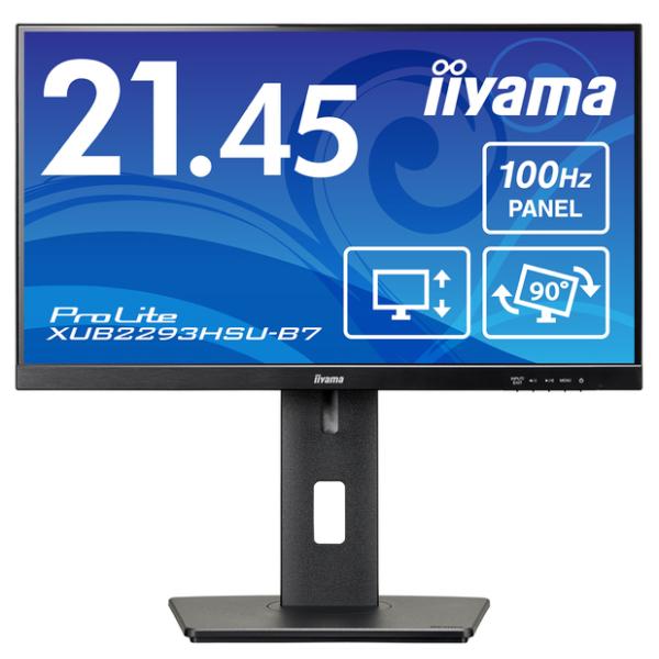 iiyama 飯山 フルHD対応 21.45型液晶ディスプレイ/HDMI、DP/スピーカー/IPS/...