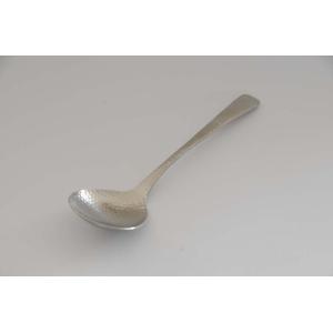 ワダコーポレーション  18−8 和味槌目入 ブイヨンスプーン