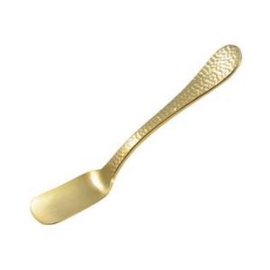 ワダコーポレーション  純銅 槌目アイスクリームスプーン 金メッキ
