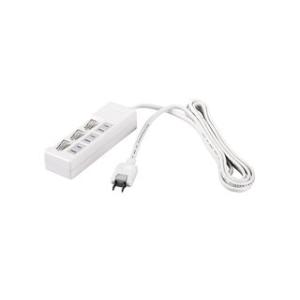BUFFALO バッファロー 2ピン式電源タップ 3個口タイプ 雷サージ防止/個別スイッチ付 2m ...