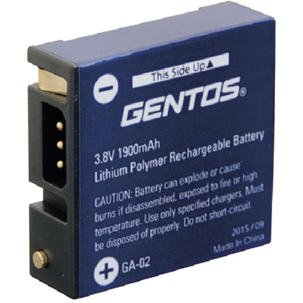 GENTOS ジェントス ヘッドライトGH-001RG専用リチウムイオン充電池 GA-02 GA-0...