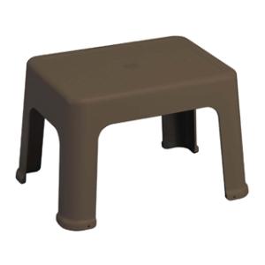 KOHARA 小原産業 プラステップ 一体型踏み台 耐荷重100kg ブラウン 高さ22cm ST-...