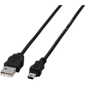 ELECOM エレコム USB-ECOM530 EU RoHS指令準拠USB2.0ケーブル(A:ミニB) 3.0m ブラック｜murauchi3