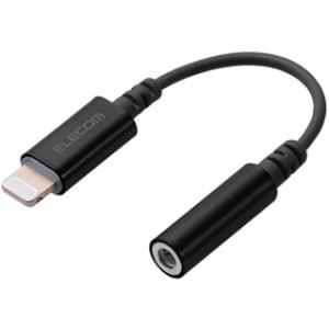 ELECOM エレコム Lightning-φ3.5mmステレオミニジャック変換ケーブル MPA-X...