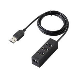 ELECOM エレコム USB2.0ハブ/機能主義/バスパワー/4ポート/100cm/ブラック U2H-TZ427BBK