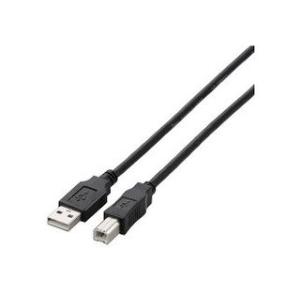 ELECOM エレコム USB2.0ケーブル/A-Bタイプ/ノーマル/5m/ブラック U2C-BN50BK｜murauchi3